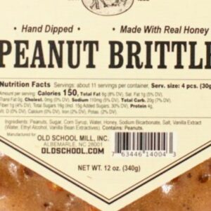 OldSchoolBrand October2022 Peanut Brittle facts
