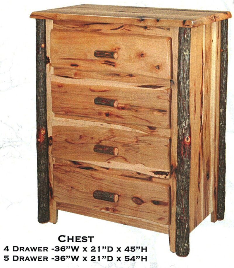 Rustic Hickory Chest