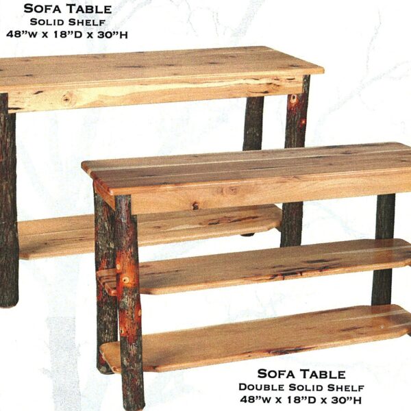 Hickory Sofa Table 1
