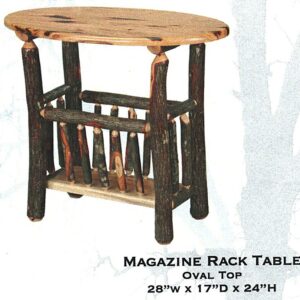 Hickory Table Magazine Rack