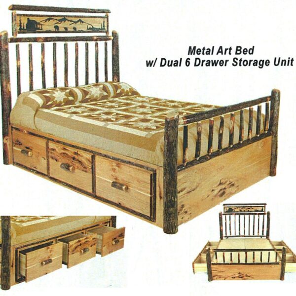 Metal Art Bed 1