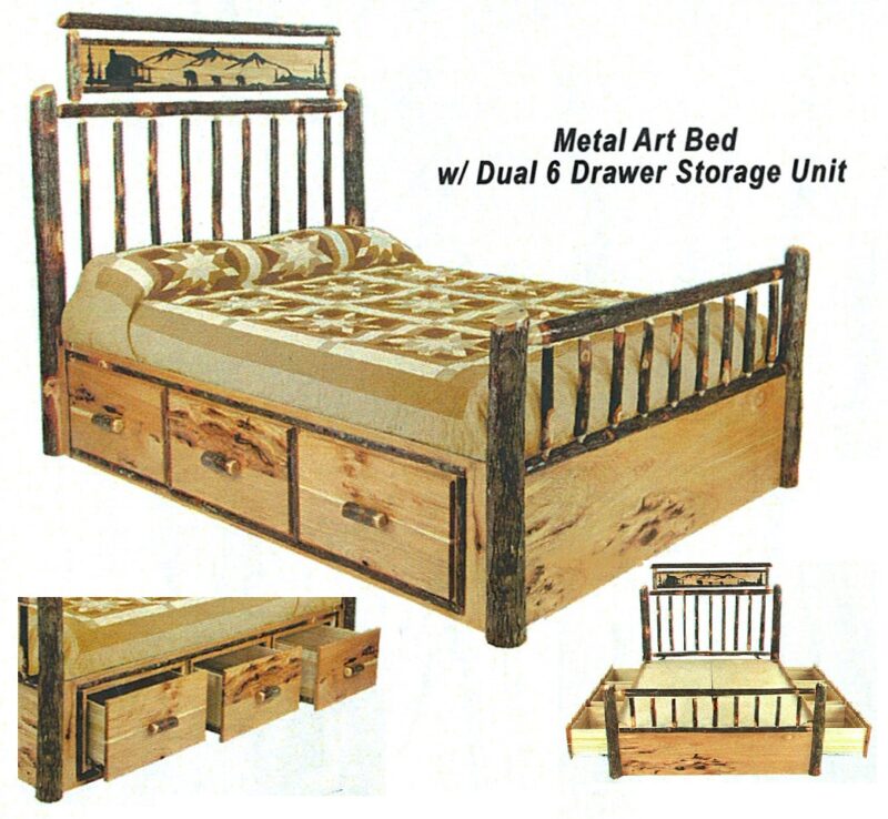 Metal Art Bed 1